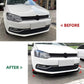 For VW Volkswagen Polo MK5 Front Splitter 2009-2017 Carbon Fibre