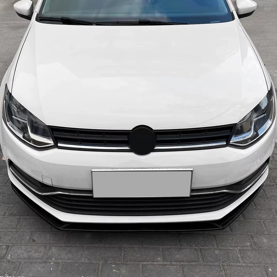 For VW Volkswagen Polo MK5 Front Splitter 2009-2017 Carbon Fibre