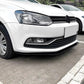 For VW Volkswagen Polo MK5 Front Splitter Lip 2009-2017 Gloss Black