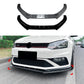 For VW Polo MK5 6C GTI Gloss Black Front Splitter Body Kit 2015-2018