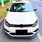 For VW Polo MK5 6C GTI Gloss Black Front Splitter Body Kit 2015-2018