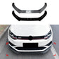 For VW Polo MK5 6C GTI Gloss Black Front Splitter Body Kit 2015-2018