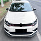 For VW Polo MK5 6C GTI Gloss Black Front Splitter Body Kit 2015-2018