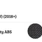 VW Polo MK6 Car Rear Roof Spoiler AW GTI R 2018-2024 Carbon Fibre