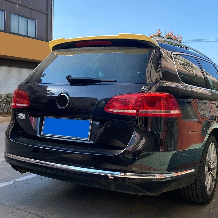 VW Passat B7 Estate Wagon Gloss Black Rear Roof Spoiler Lip Wing Body Kit 11-15