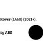 Range Rover L460 Rear Mid Wing Boot Spoiler 2022-2024 ABS Gloss Black