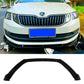Skoda Octavia Gloss Black Front Splitter Spoiler Lip Wing Body Kit 2014-2018