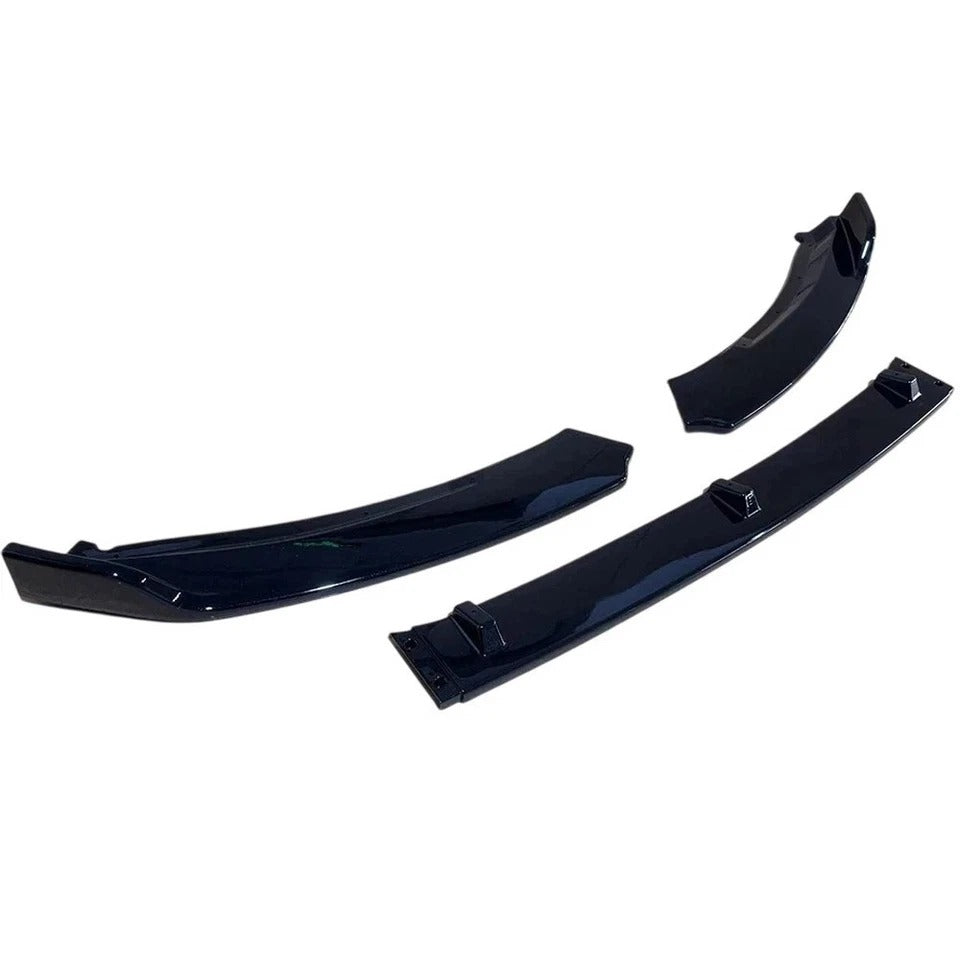 Skoda Octavia Gloss Black Front Splitter Spoiler Lip Wing Body Kit 2014-2018