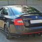 Skoda Octavia Gloss Black Rear VRS Style Boot Spoiler Lip Wing Body Kit 2014-18