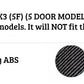 SEAT Leon MK3 Cupra Look Car Rear Roof Spoiler 2012-2020 Carbon Fibre