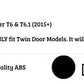 VW Transporter T6 Car Rear Roof Spoiler 2015-2024 Gloss Black