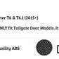 VW Transporter T6 Car Rear Roof Spoiler 2015-24 Tailgate Carbon Fibre