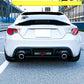 For Toyota GT86 Gloss Black Rear Diffuser Lip Body Kit
