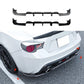 For Toyota GT86 Gloss Black Rear Diffuser Lip Body Kit