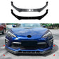 For Toyota GT86 Facelift Gloss Black Front Splitter Body Kit Aero 17-20