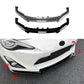 For Toyota GT86 Prefacelift Gloss Black Front Splitter Body Kit 12-16