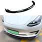 For Tesla Model 3 Gloss Black Front Splitter Body Kit Wing Aero 2017+