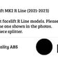 VW Tiguan R Line MK2 FACELIFT Gloss Black Front Splitter Spoiler Lip Kit 2021-23