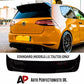 VW Golf TSI TDI Gloss Black Rear Roof Spoiler Boot MK7 MK7.5