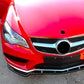 Mercedes E Class Coupe W207 C207 AMG Line Front Splitter 2013-16 Gloss Black