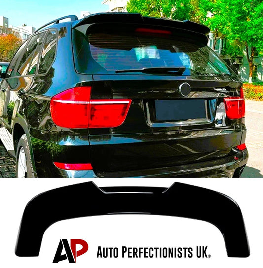 For BMW X5 E70 X5M Gloss Black Rear Roof Spoiler Boot Wing Lip Body Kit 2006-2013