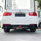 BMW 3 Series F30 F31 Gloss Black Rear Valance Diffuser Spoiler Lip Single W/LED