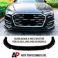 For Audi A6 S6 S Line C8 Gloss Black Front Splitter Body Kit 2018+
