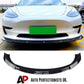 For Tesla Model 3 Gloss Black Front Splitter Body Kit Wing Aero 2017+
