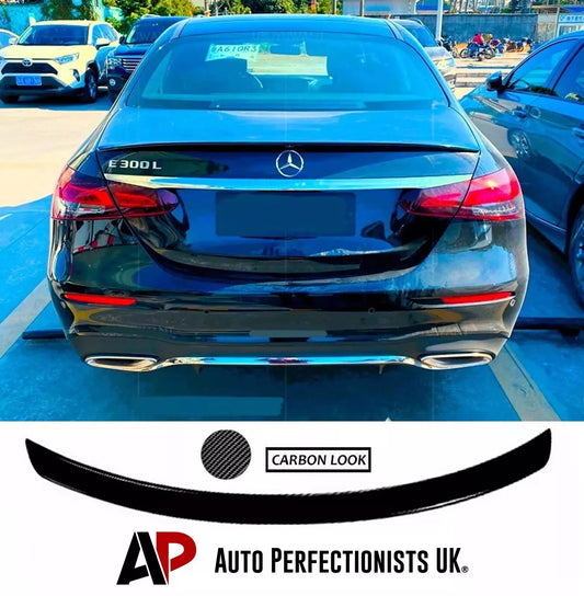 Mercedes E Class W213 Facelift Car Rear Spoiler 2020-2024 Carbon Fibre