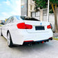 BMW 3 Series F30 F31 Gloss Black Rear Valance Diffuser Spoiler Lip Single W/LED