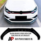For VW Polo MK5 6C GTI Gloss Black Front Splitter Body Kit 2015-2018