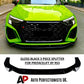 For Audi RS3 8Y Gloss Black Front Splitter Body Kit Prefacelift 2020-24