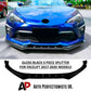 For Toyota GT86 Facelift Gloss Black Front Splitter Body Kit Aero 17-20