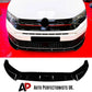 For VW Caddy/Maxi Van Sportline Gloss Black Front Splitter Body Kit 20+