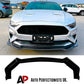 For Ford Mustang MK6.5 Gloss Black Front Splitter Body Kit Wing 2018-23