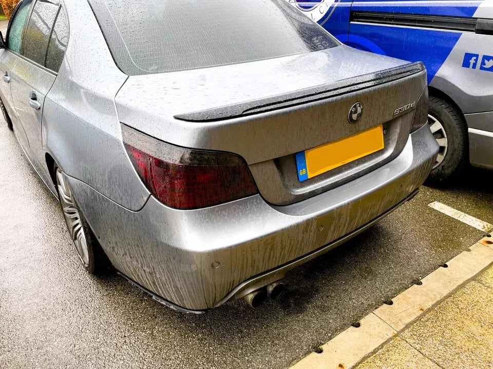 BMW 5 Series M5 E60 Rear Spoiler Boot Lip Wing Gloss Black