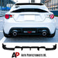 For Toyota GT86 Gloss Black Rear Diffuser Lip Body Kit