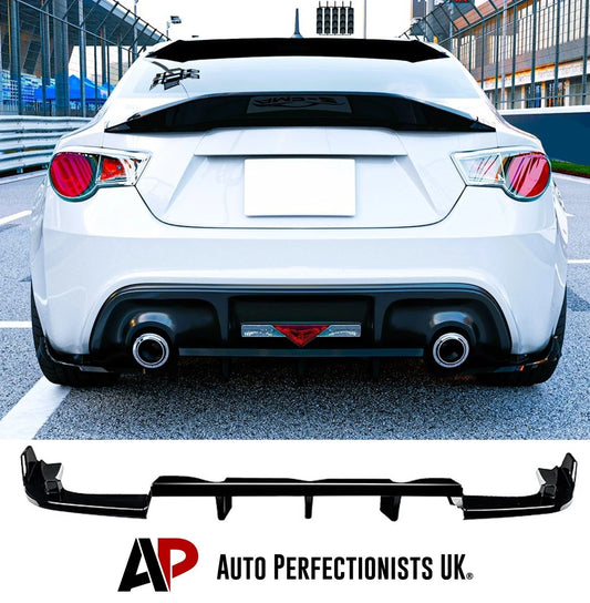 For Toyota GT86 Gloss Black Rear Diffuser Lip Body Kit