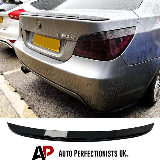 BMW 5 Series M5 E60 Rear Spoiler Boot Lip Wing Gloss Black