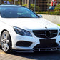 Mercedes E Class Coupe W207 C207 AMG Line Front Splitter 2013-2016 Carbon Fibre