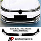 For VW Golf MK8 GTI GTD R Line Gloss Black Front Splitter Body Kit 2020+