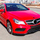 Mercedes E Class Coupe W207 C207 AMG Line Front Splitter 2013-2016 Carbon Fibre