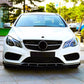 Mercedes E Class Coupe W207 C207 AMG Line Front Splitter 2013-16 Gloss Black