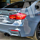 BMW ‘M Sport’ 3 Series M3 F30 F80 Carbon Fibre M4 Style Boot Lip Spoiler 2011-19