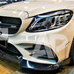 Mercedes C Class 'C63S AMG Brabus' W205 Carbon Fibre Front Splitter Lip 2019-21