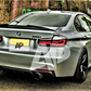 BMW 'M Sport' 3 Series M3 F30 F80 Carbon Fibre High Kick PSM Ducktail Spoiler
