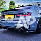 BMW ‘M Sport’ 3 Series M3 G20 G80 Gloss Black M4 Style Boot Lip Spoiler 2018+