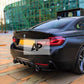 BMW 'M Sport' 4 Series Coupe F32 Carbon Fibre M4 Style Boot Lip Spoiler 2013-20