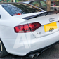 Audi A4 S4 RS4 B8 Saloon Carbon Fibre High Kick Ducktail Boot Spoiler 2008-2016