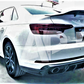 Audi A4 S4 RS4 B9 Saloon Carbon Fibre High Kick Ducktail Boot Spoiler 2016+